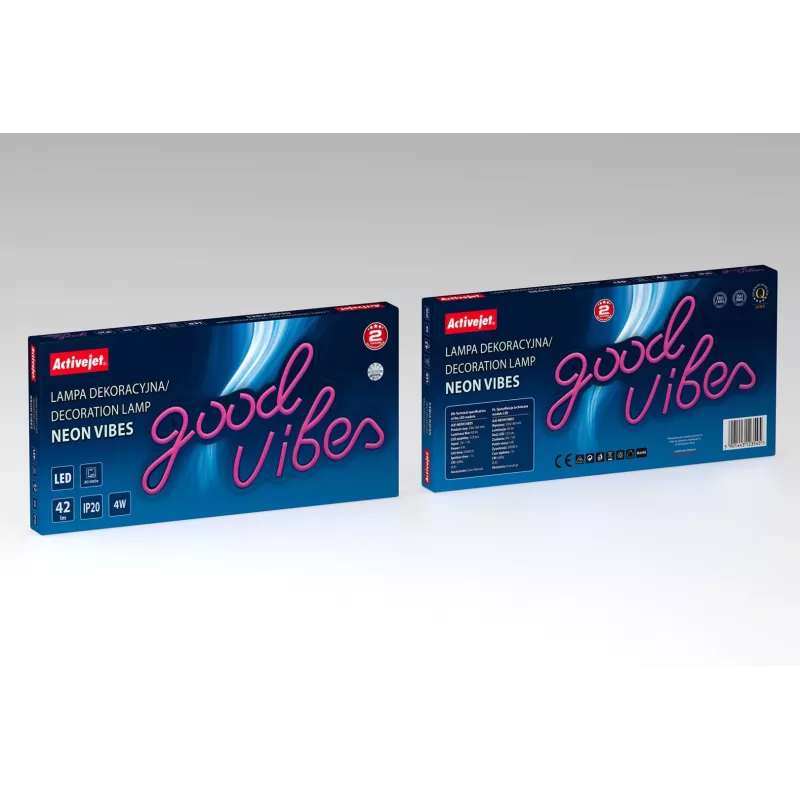 Letrero de neón LED Activejet AJE-NEON VIBES