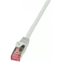 Logilink PrimeLine - cable de red - RJ-45 (M) - RJ-45 (M) - 1 m - SFTP, PiMF - CAT 6 - prensado, liso, libre de halógenos - gris (CQ2032S)