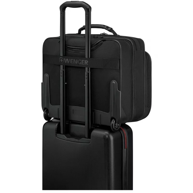 Wenger Bolso para portátil con ruedas Legacy Serie Negra para 15,6