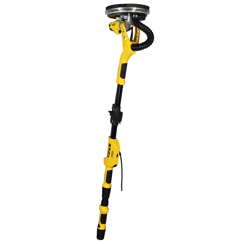 Lijadora de platos STANLEY SFMEE500S 750 W, velocidad ajustable, mango telescópico, empuñadura soft, negro/amarillo