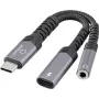 Renkforce Cable adaptador de audio USB-C [1x conector macho – 1x jack estéreo de audio (RF-6877608)