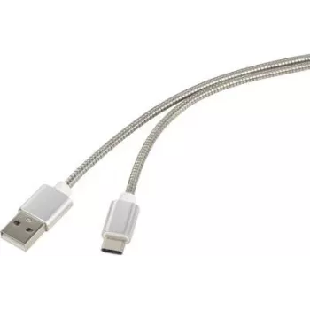 Renkforce RF-4888674 cable USB plateado