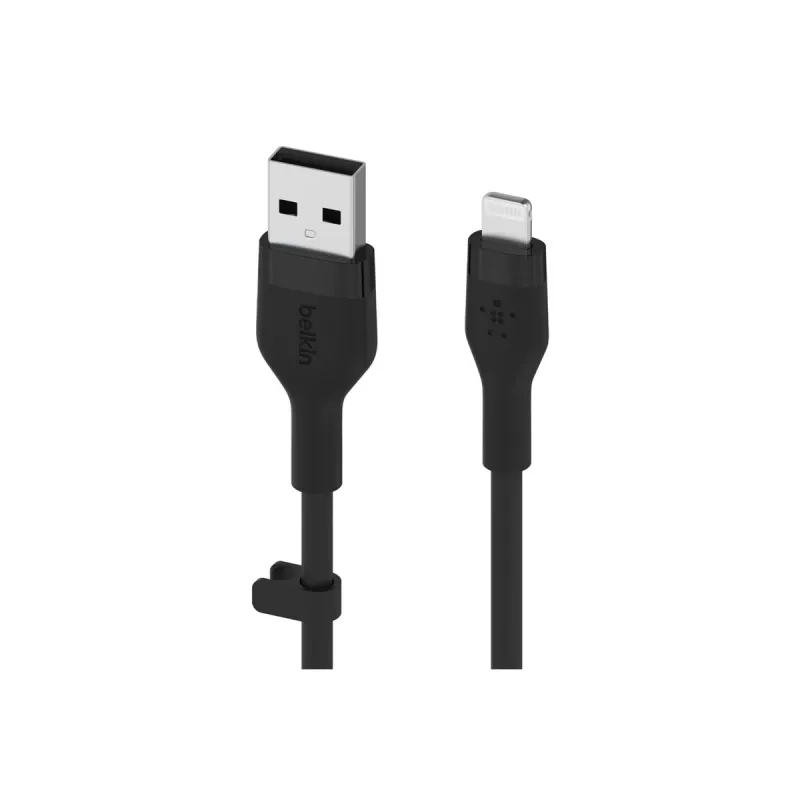 Belkin BOOST CHARGE Flex cable USB-A a Lightning CAA008BT1MBK, 1 m, negro