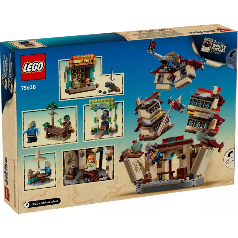 Set LEGO One Piece Arlong Park 75638 – 926 piezas, 5 minifiguras, recomendado a partir de 9 años, escenario detallado