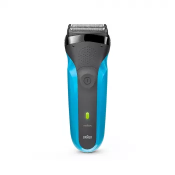 Braun Series 3 310s afeitadora en húmedo y en seco batería con 3 cuchillas flexibles negro/azul