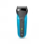 Braun Series 3 310s afeitadora en húmedo y en seco batería con 3 cuchillas flexibles negro/azul