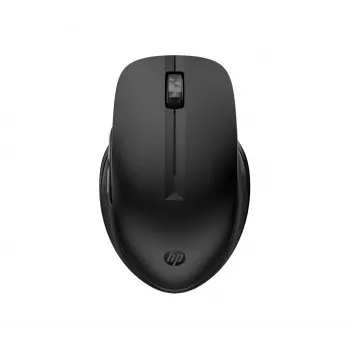 HP 435 Ratón inalámbrico multidispositivo, ambidiestro, RF Wireless + Bluetooth, 4000 DPI, negro