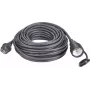 Renkforce cable alargador [conector macho schuko - conector hembra schuko] 16 A negro 20,00 m Renkforce