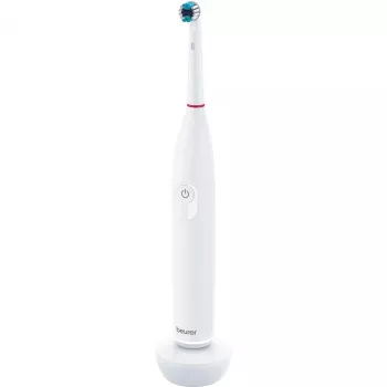 Beurer TB 30 100.80 cepillo de dientes eléctrico, oscilante-pulsante, 2 modos, temporizador de 2 minutos, batería de hasta 20 días, blanco