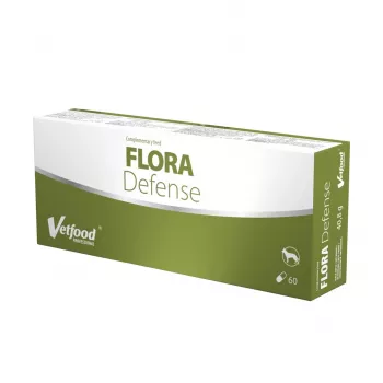 VETFOOD Flora Defense - Complemento alimenticio para perros - 60 uds.