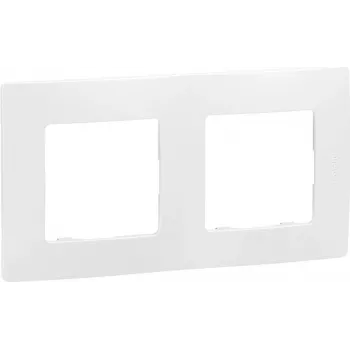 Legrand Niloe 665002 marco embellecedor de 2 elementos, blanco