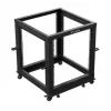 Carcasa de rack LANBERG Open Rack OR01-6112-B 12U 600x600 ajustable negra