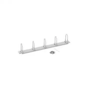 Triton RAB-VP-X11-A1 Panel de gestión de cables de 19 pulgadas, 1U, 6 soportes grandes, negro