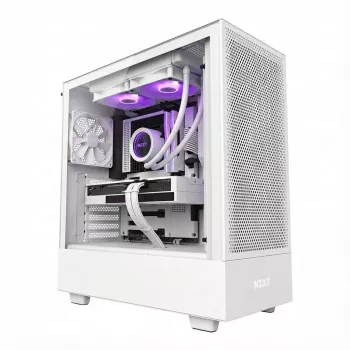 Caja de PC H5 Flow con ventana blanca