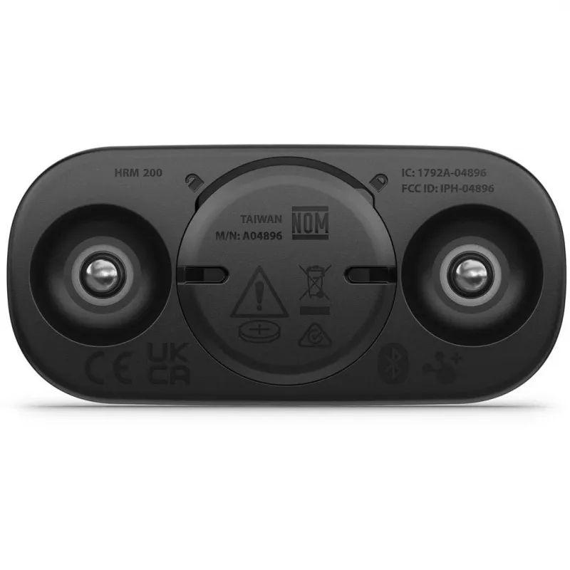 Garmin HRM 200 – monitor de frecuencia cardíaca de pecho negro