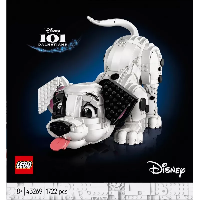 LEGO Disney 43269 Cachorro de 101 Dálmatas, set de construcción coleccionable — 1722 piezas, 220 mm de altura, para 18+