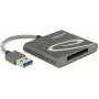 Lector de tarjetas DeLOCK 91583 USB 3.2 Gen 1 gris