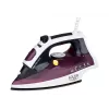 Plancha Adler AD 5022 seca y con vapor suela cerámica morada, 2200 W