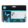 Cartucho de tinta HP 498N4A 738 negro compatible con impresoras HP, tinta de repuesto negra