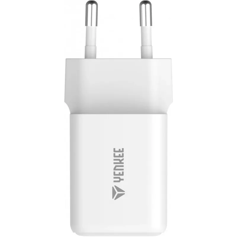 Cargador de pared USB-C 35W 3A Power Delivery 3.0 QC 3.0 blanco