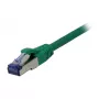 Cable de parcheo RJ45 - CAT6A 500 MHz - 1,5 m - verde - S-STP(S/FTP) - AWG27 - LSZH - Synergy 21