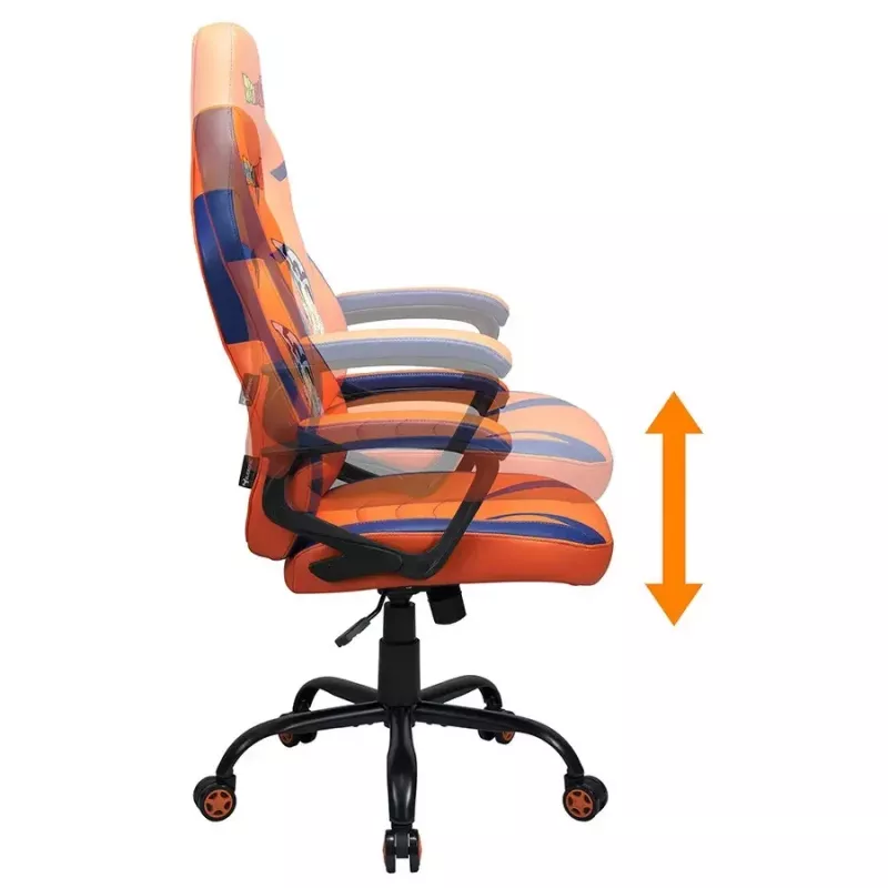 Silla de oficina Subsonic SA5573-D6 asiento acolchado naranja