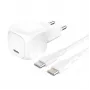 Cargador USB-C Belkin BOOSTCHARGE WCA009KQ1MWH-B6 20W PD PPS — adaptador de corriente compacto