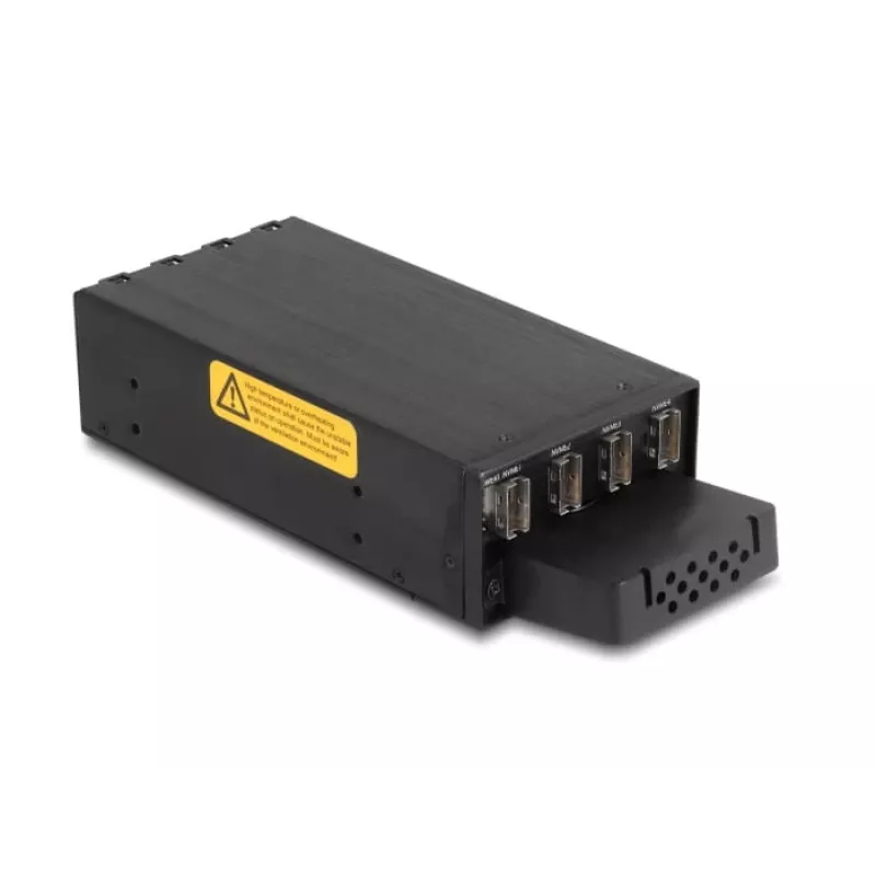 Bahía para HDD DeLOCK 47126 compatible con rack metal 72 mm de ancho