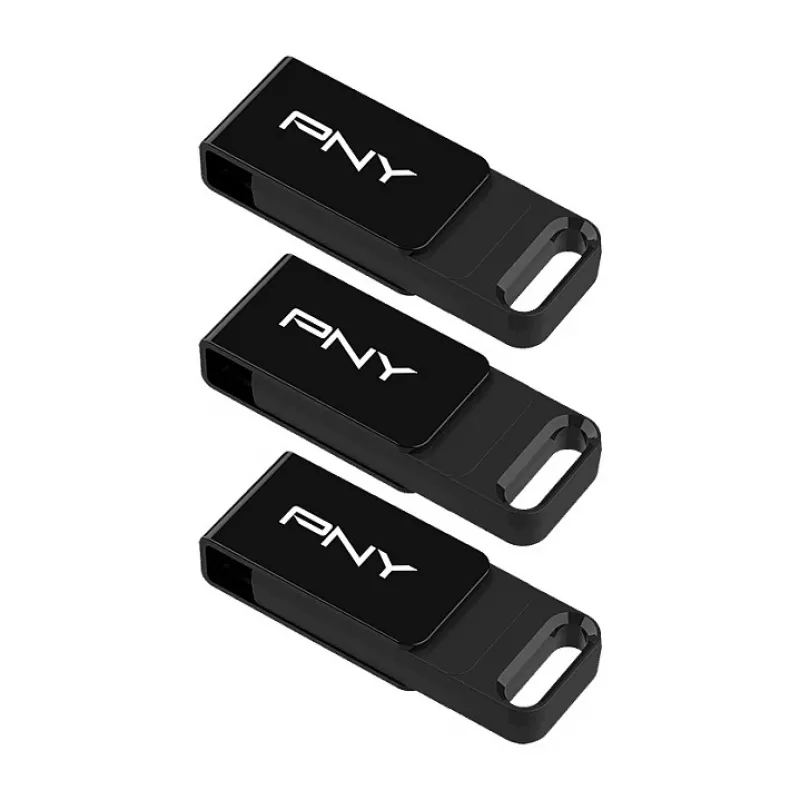 PNY Elite 128 GB USB-C 3.2 Gen 1 memoria USB, pack de 3 (Retail)