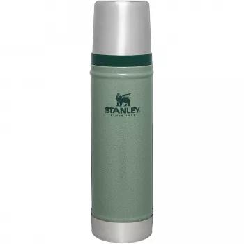 Termo STANLEY The Legendary Classic Bottle 0,6 l verde – Botella isotérmica al vacío, 600 ml