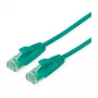 Cable de red Cat.6A UTP ROLINE RM, verde, 5 m