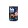 Comida húmeda para perros Brit Premium by Nature pollo y corazones, 400 g, sin cereales, para perros adultos