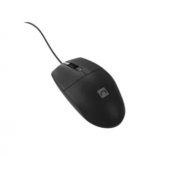 Ratón de oficina con cable NATEC Ruff Plus USB Type-A, diestro, 1200 DPI, 3 botones, negro
