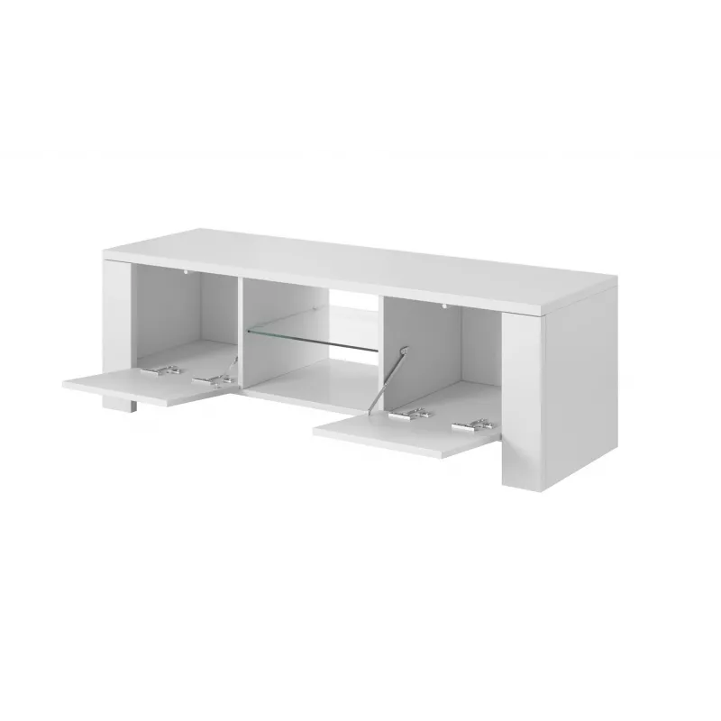 Soporte de TV Cama WEST 42/130/42 blanco/blanco brillante