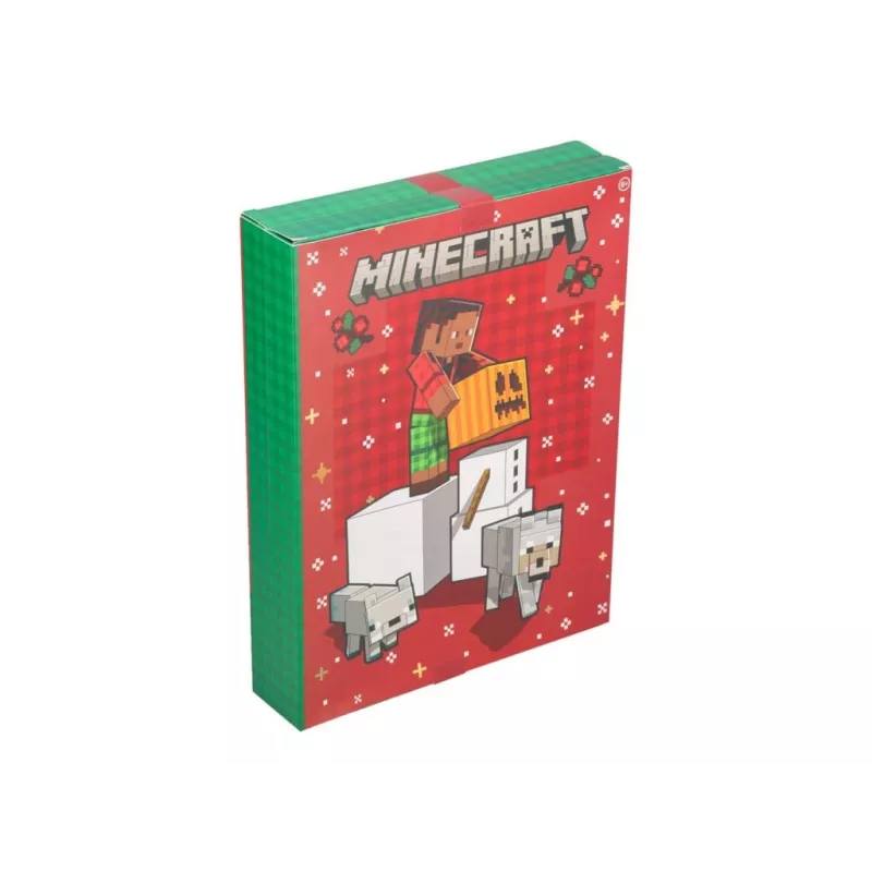 Calendario de adviento Paladone Minecraft Papelería 24 días – set de papelería con 24 artículos sorpresa