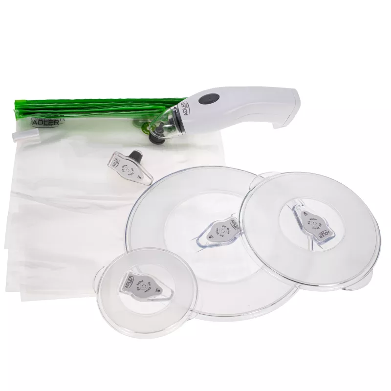 Set de extracción de aire para envasado al vacío Adler Food | AD 4514 | blanco