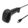 Lector láser de códigos de barras 1D CCD Qoltec 50866, USB, negro