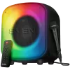 Altavoz SVEN PS-555, negro, potencia de salida 65 W (RMS), TWS, Bluetooth, USB, microSD, mando a distancia, batería de litio