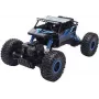 Amewi Conqueror azul 4WD 1:18 Rock Crawler. Tipo: vehículo crawler, tipo de motor: motor eléctrico, escala: 1:18. Longitud: 24,6 cm, anchura: 133 mm, altura: 155 mm. Tecnología de batería: níquel