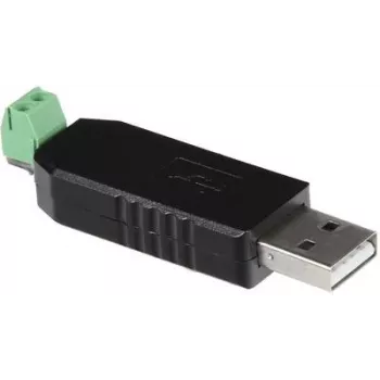 Convertidor Joy-it (USB/RS485) Raspberry Pi, Arduino [1x conector macho USB 2.0 A - 1x cable de 2 hilos] 0 m negro (SBC-ttl-rs485)