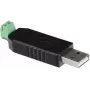 Convertidor Joy-it (USB/RS485) Raspberry Pi, Arduino [1x conector macho USB 2.0 A - 1x cable de 2 hilos] 0 m negro (SBC-ttl-rs485)