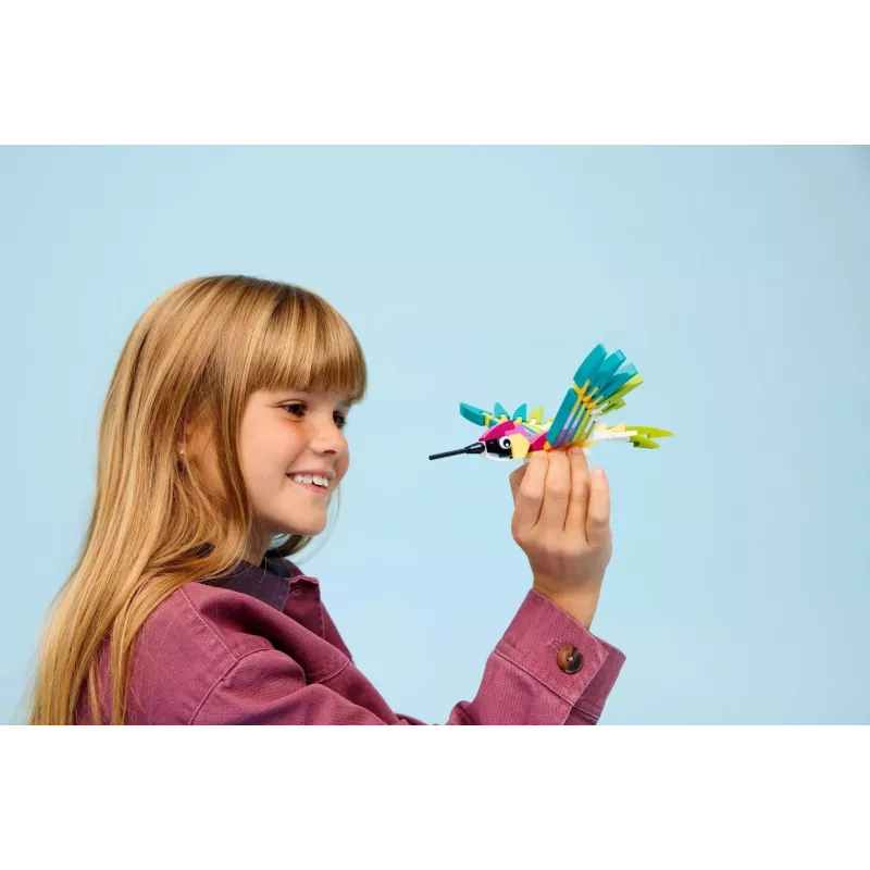 LEGO CREATOR 3 EN 1 31384 Animales salvajes: Colibrí multicolor