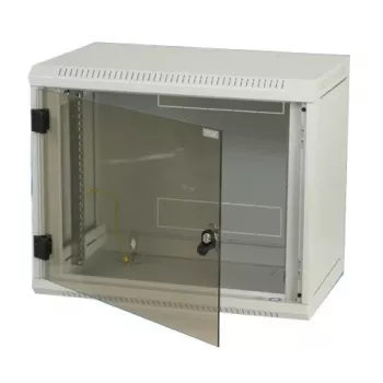 Armario de pared Triton RBA-15-AS5-CAX-A1 15U/500 puerta de cristal gris