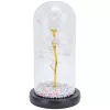 Rosa eterna en vaso Extralink Home, luz LED blanca