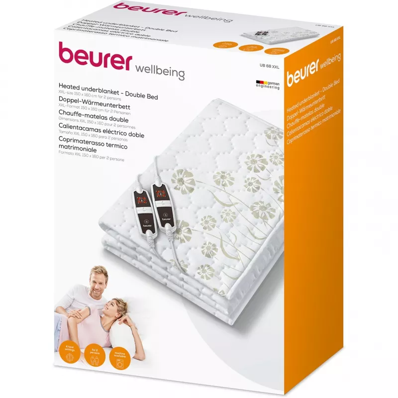 Cobertor eléctrico Beurer UB 68 XXL 150 x 160 cm para 2 personas