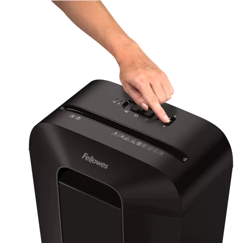 Destructora de documentos Fellowes Powershred LX41 corte en partículas negra