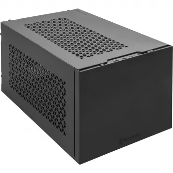 SilverStone SUGO SG15B - Cube - Mini-DTX - sin fuente de alimentación (ATX / PS/2)