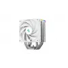 Disipador CPU DeepCool AK500S Digital SE – 5 heatpipes, ventilador FDB de 120 mm, PWM, Multi-LED, blanco, compatible con Intel LGA1150 y zócalos AMD