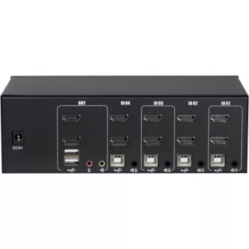 Conmutador KVM Inter-Tech AS-42HA HDMI