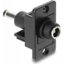 Adaptador de conector hueco DC para montaje en panel DELOCK 5,5x2,5 mm a 5,5x2,1 mm, modelo 91120